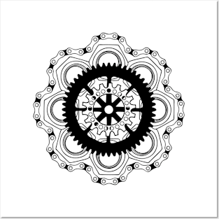 Mechanical mandala Posters and Art